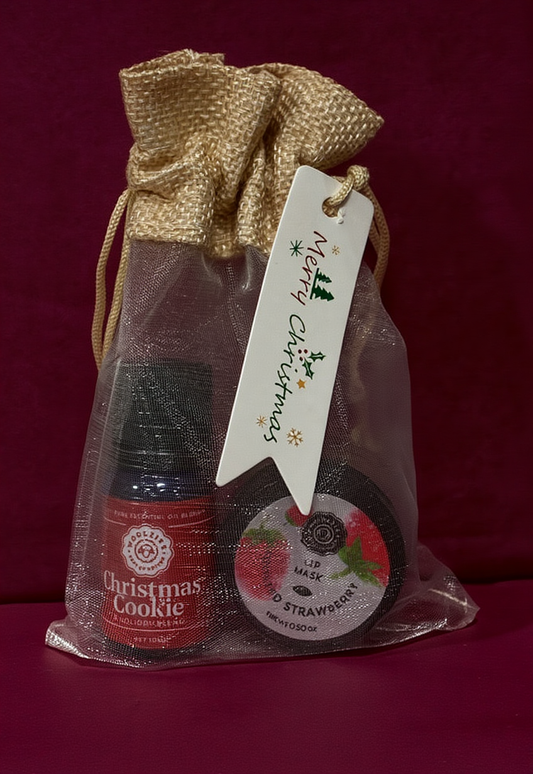 Christmas Oil & Lip Mask | Stocking Stuffer Gift Assortment