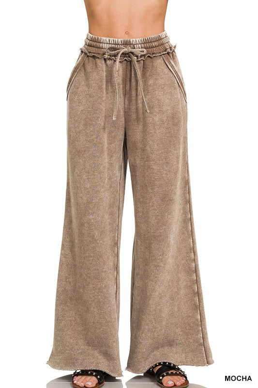 Mocha Luxe Palazzo Pants