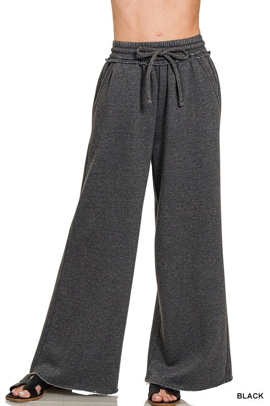 Black Luxe Palazzo Pants