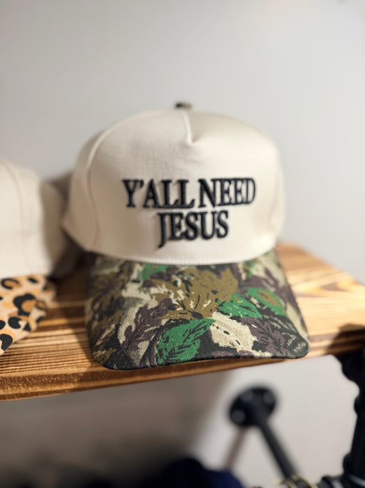 Y’all Need Jesus - Camo Bill