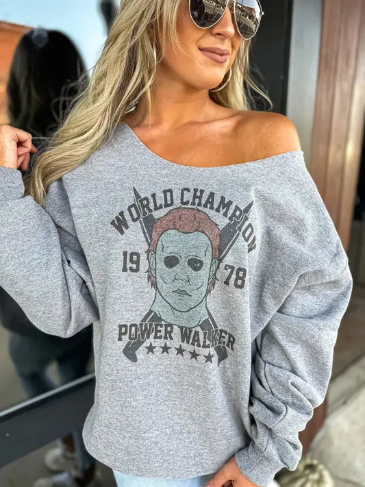 Power Walker Halloween Crewneck