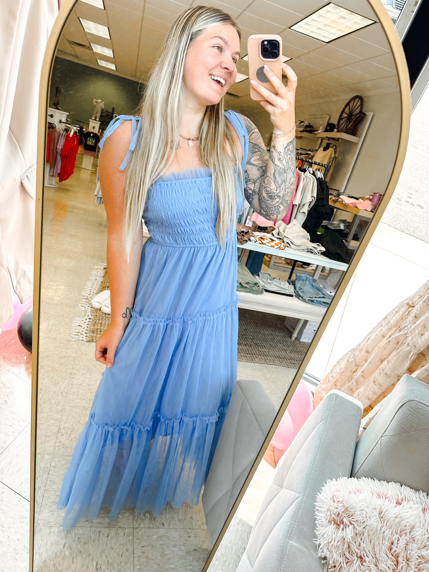 Periwinkle Tulle Dress