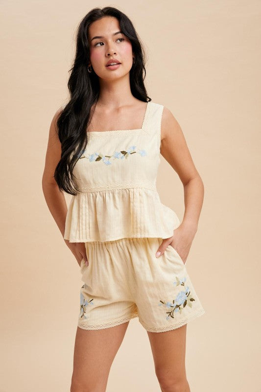 Embroidered Set