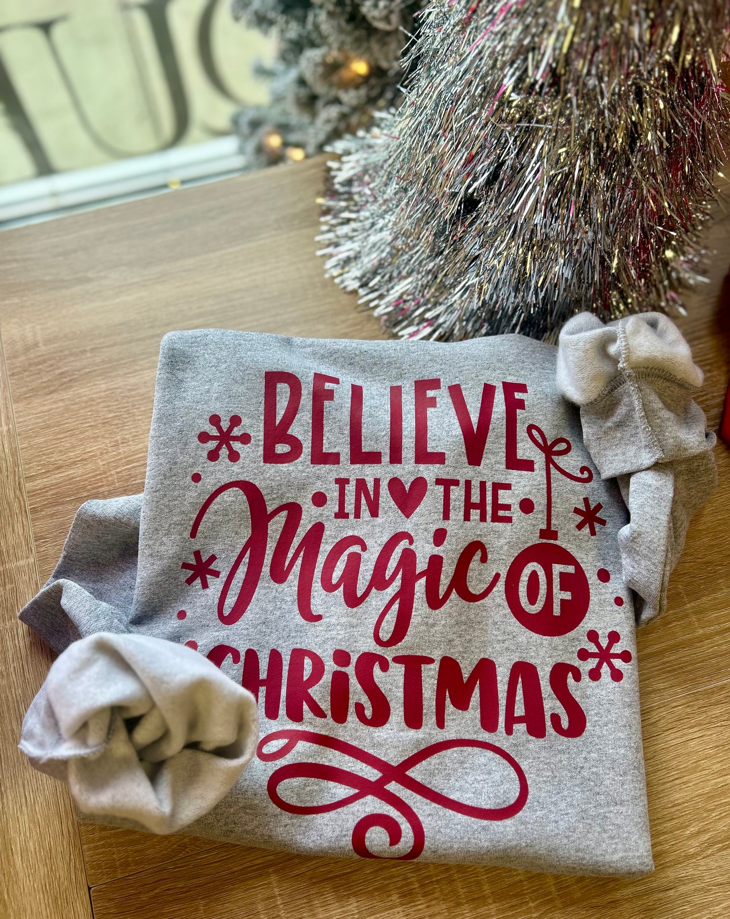 Magic of Christmas Crewneck-Grey