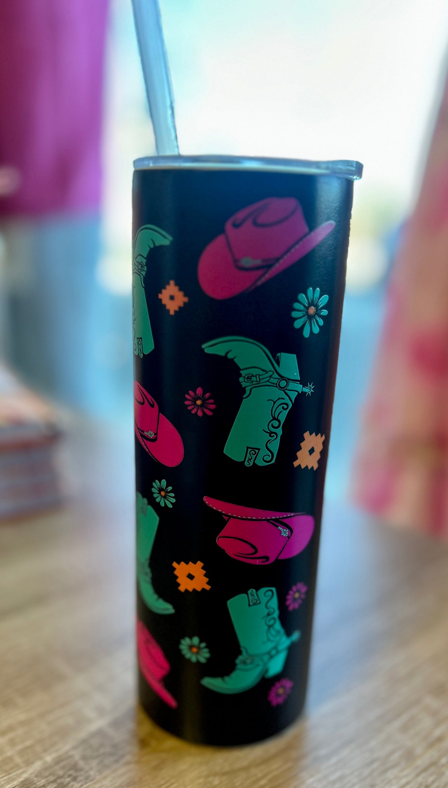 Neon Western Tumbler