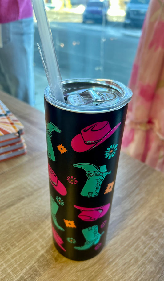 Neon Western Tumbler