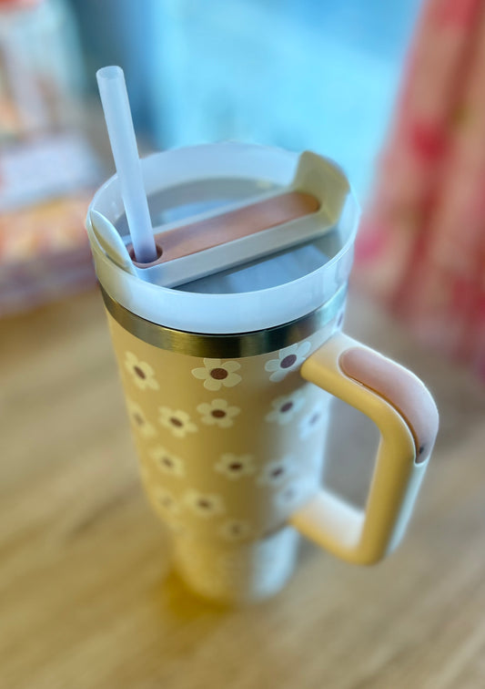 Daisy Flower 40 oz Tumbler