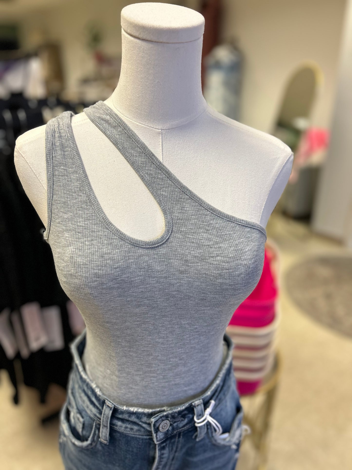 One Shoulder Bodysuit
