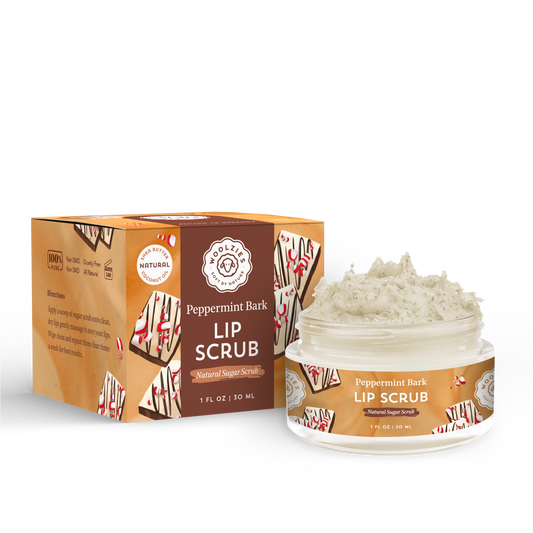 Peppermint Bark Sugar Lip Scrub | Shea & Cocoa Butter